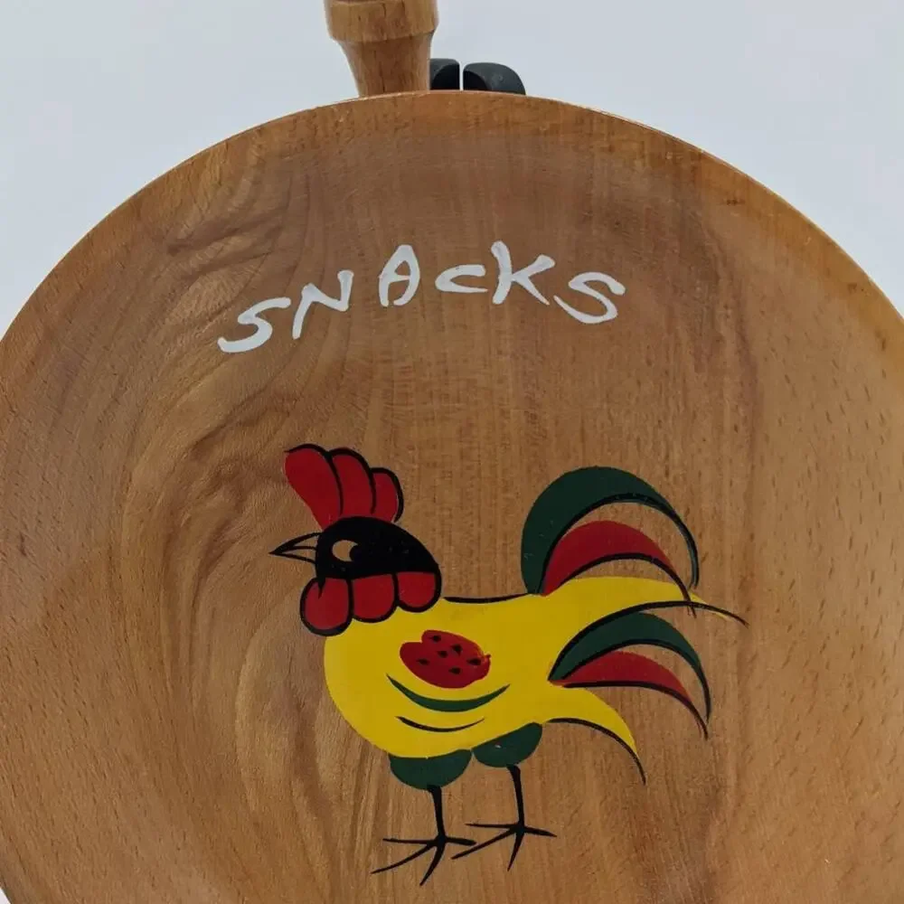 Japanese Rooster Snack Wooden Kitchen Wall Art Decorative 10
